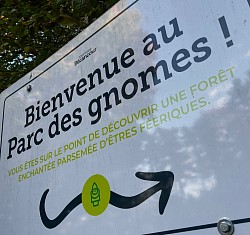 Une visite au Parc des gnomes comme 2e activités